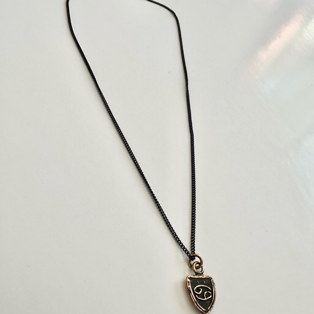 Pyrrha Bronze Zodiac Necklace